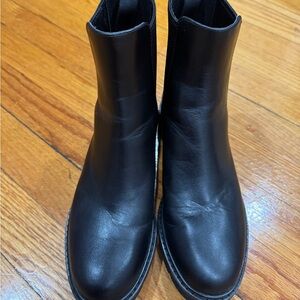 Stuart Weitzman Black Ankle Boots